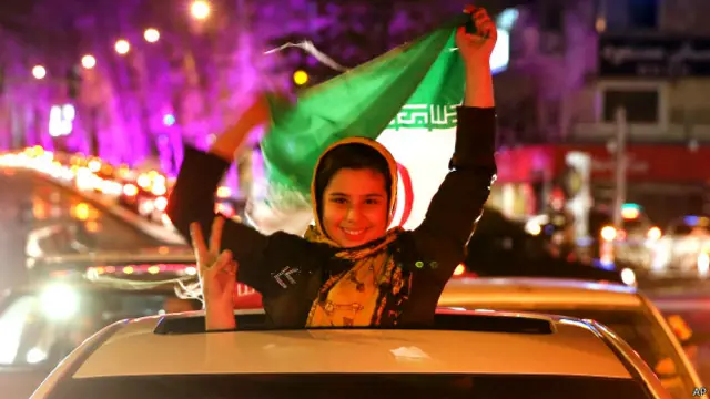 Celebraciones en Teherán