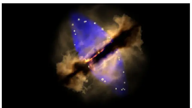 Data 2014 menunjukkan angin yang jauh lebih memanjang yang muncul dari yang dianggap cincin debu