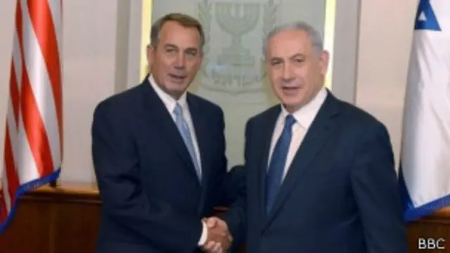 Benjamin Netanyahu y John Boehner