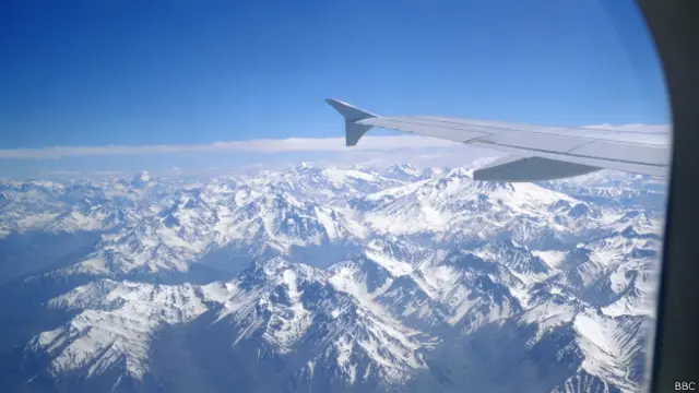 चिली के एंडेज़ पर्वत शिख़र