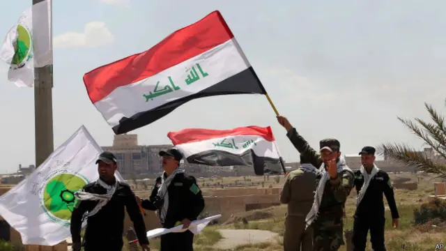 Gabungan militer Irak dan milisi Syiah mengambil alih Kota Tikrit dari kelompok ISIS.