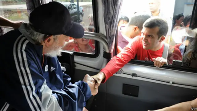 دانشجویان ونزوئلایی در قالب یک جنبش همبستگی میان کشورهای آمریکای لاتین به کوبا سفر کرده‌اند