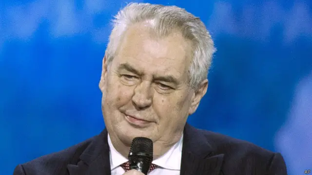Президент Чехии Милош Земан (2 марта 2015 года)
