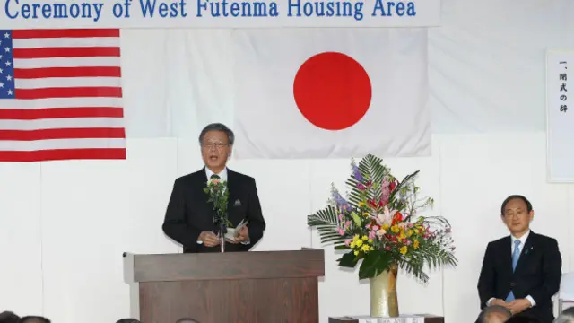 日本冲绳县知事翁长雄志