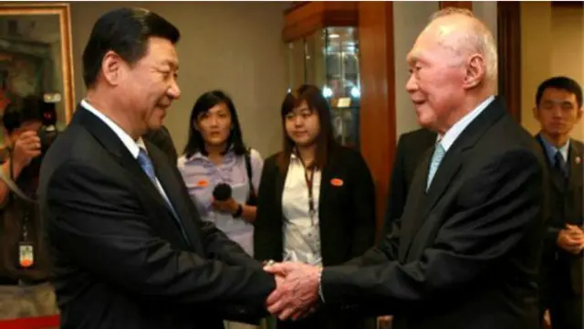 李光耀与习近平有过多次会面