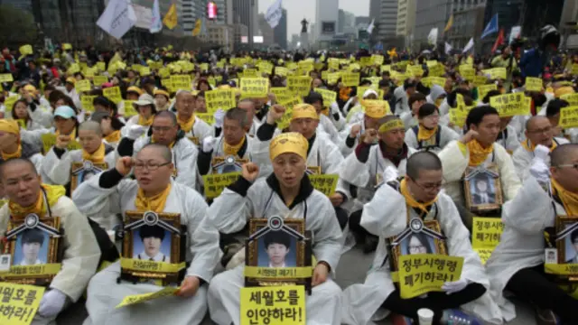 罹难者家属请愿