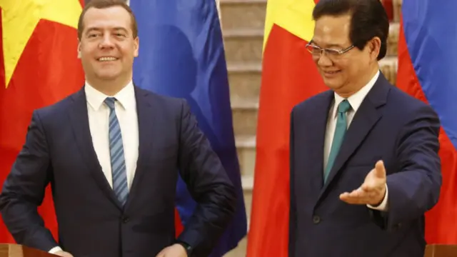 Ông Medvedev đã nhiều lần đến thăm Việt Nam