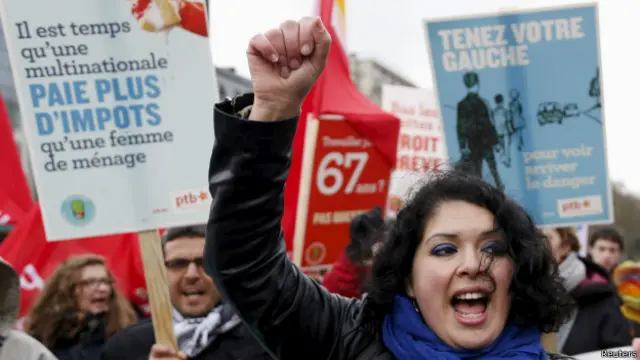Protesta contra la evasión fiscal