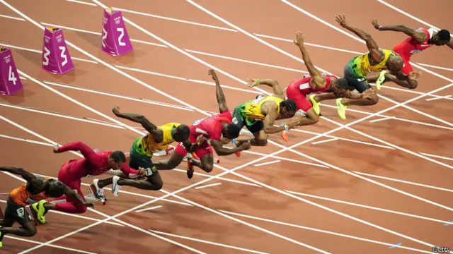 Los velocistas suelen aprovechar la potencia de los glúteos para desarrollar su velocidad.