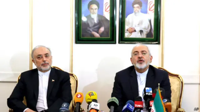 ظریف و صالحی نمایندگان ارشد ایران در مذاکرات لوزان بودند