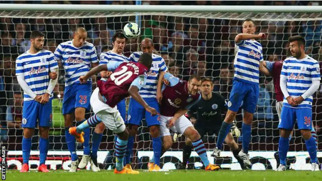 Christian Benteke mencetak hattrick sekaligus membuat Aston Villa menjauh dari zona degradasi.