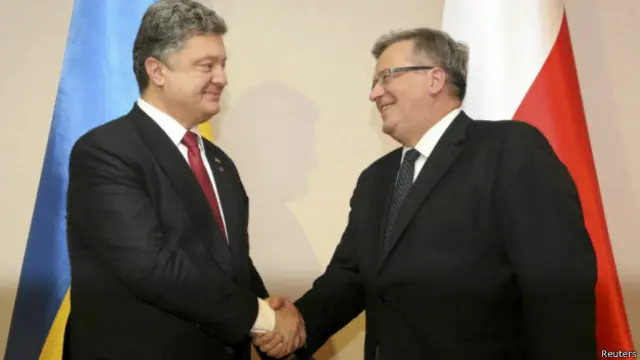 Броніслав Коморовський і Петро Порошенко