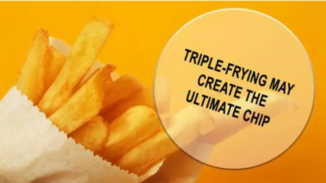 "Üçlü kızartma yöntemi ile en iyi patates kızartmasına ulaşılabilir."