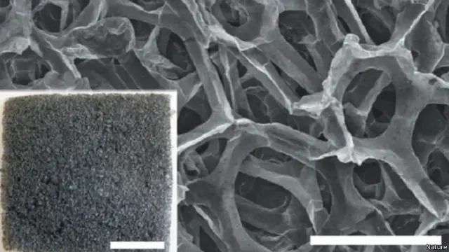 الغرافيت داخل بطارية الألمنيوم