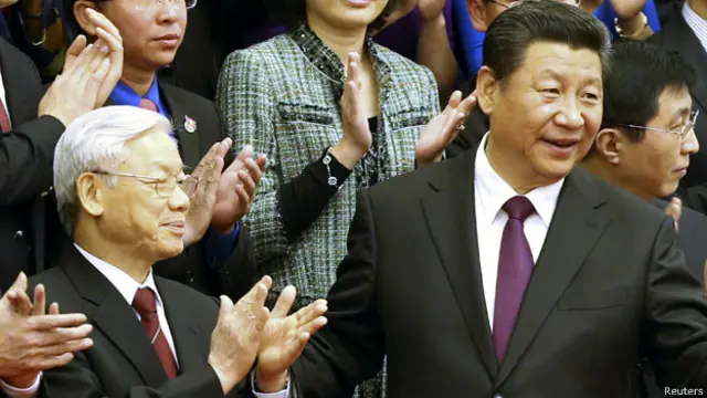 اجتمع الزعيمان الصيني والفيتنامي في بكين