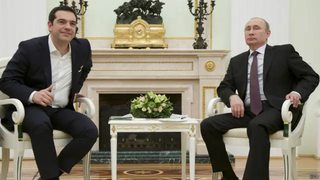 За словами Володимира Путіна, візит Алексіса Ціпраса до Москви був корисним