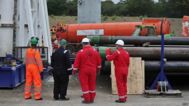 Бурильщики у скважины