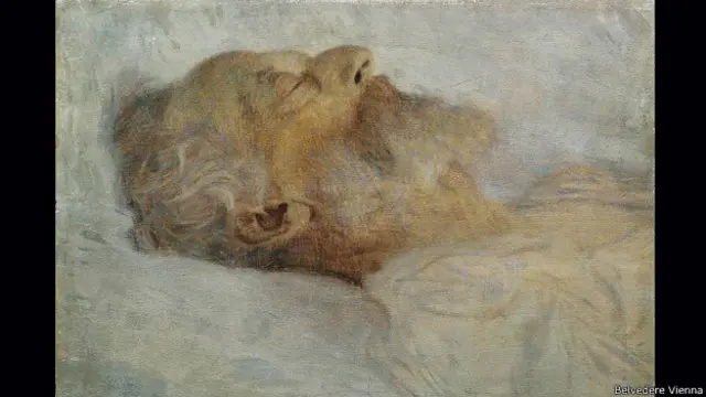 Густав Климт, "Старик на смертном одре", 1899 г.