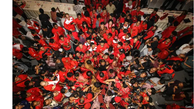 Presiden Joko Widodo kali ini hadir tanpa diberi kesempatan untuk menyampaikan pidato