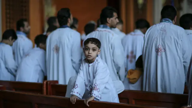 Cristianos en Egipto.