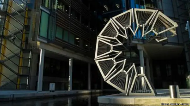 Puente Rolling bridge en Londres