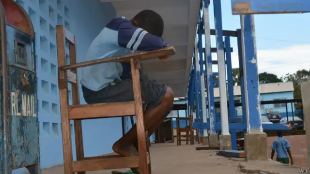 Estudiante en escuela
