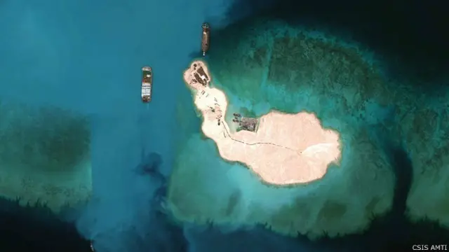 Arrecife Mischief, Mar Sur China