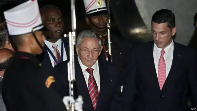 古巴国务会议主席劳埃．卡斯特罗（Raul Castro）