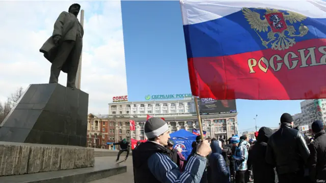 Возле памятника Ленину на центральной площади Донецка прежде катались скейтеры, сегодня здесь чаще можно наблюдать пророссийские митинги.