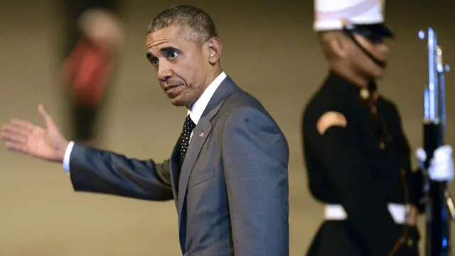 باراک اوباما در پاناما به پرسشهای خبرنگاران پاسخ میداد