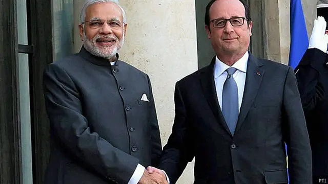 मोदी, ओलांद