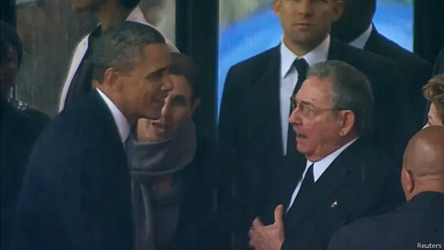 Castro y Obama