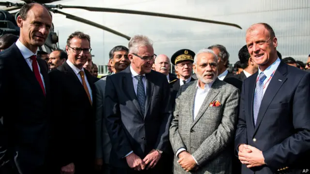 زار مودي مقر الشركة في تولوز يوم السبت