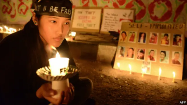 達賴喇嘛多次表示,藏人自焚是他們絕望的表現,他無法阻止藏人這麼做。