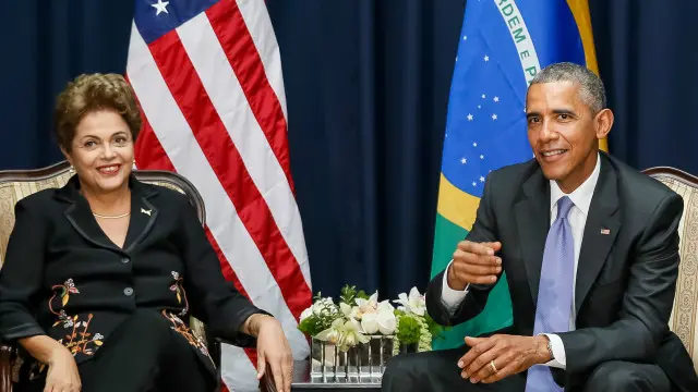 دیلما روسف رئیس جمهوری برزیل از ملاقات رهبران آمریکا و کوبا استقبال کرد