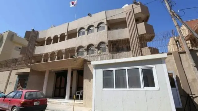 اتوار کو لیبیا میں جنوبی کوریا کے سفارت خانے پر گولی برسائی گئی تھی