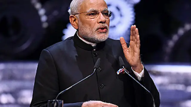 हैनोवर, जर्मनी में मोदी