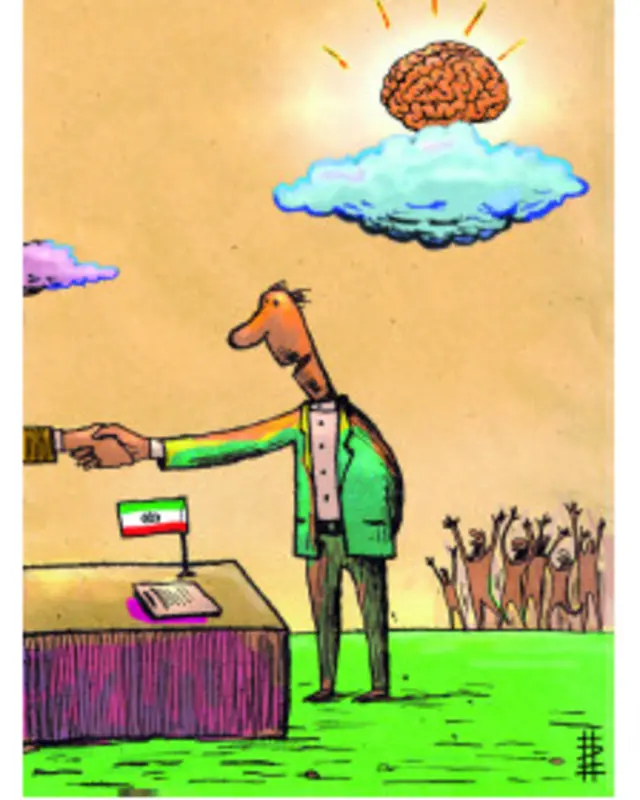 کارتون محسن ظریفیان، فرهیختگان