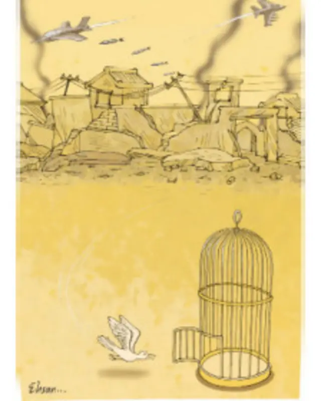 کارتون احسان گنجی، بی قانون