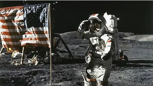 Джин Сернан на Луне