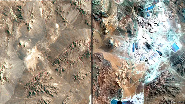 Mina de cobre en Chile