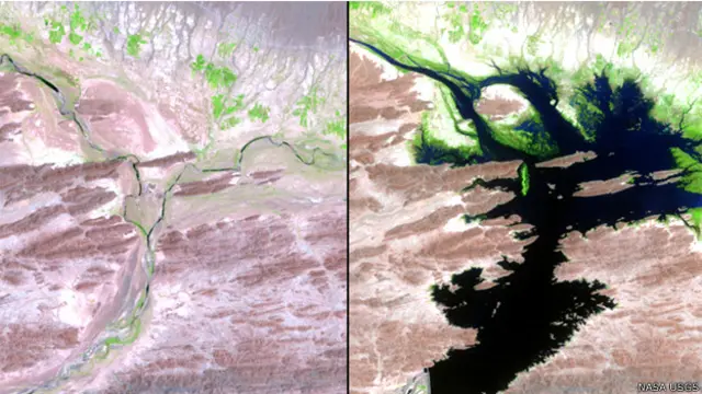 Represa Mirani en Pakistán