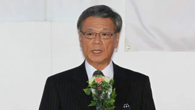 日本冲绳县知事翁长雄志