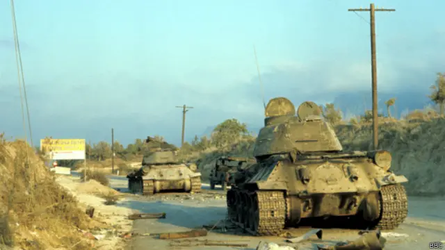 В 1974 году, после начала конфликта, танки греческих киприотов стали турецкими трофеями