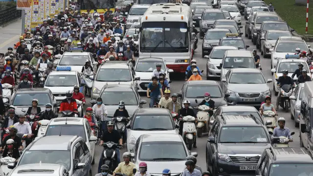 Пробка в Ханое