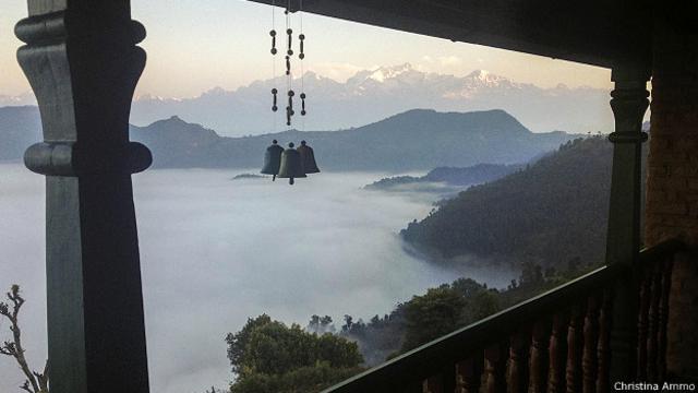 Вид на горы Непала