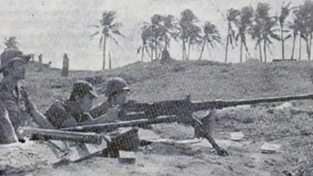 驻守岛屿的南越士兵