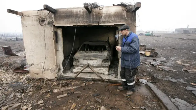 пожежі в Росії