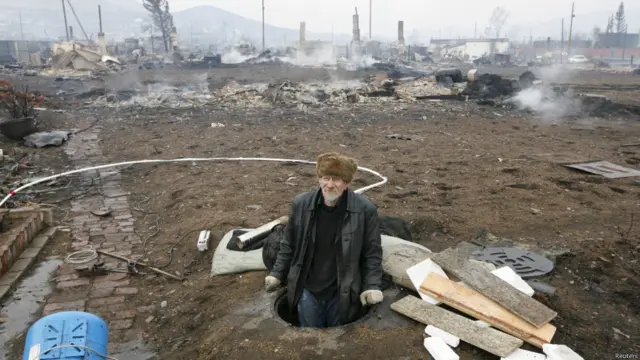 пожежі в Росії