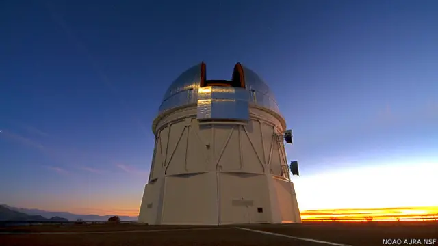 Telescopio Blanco en Cerro Tololo